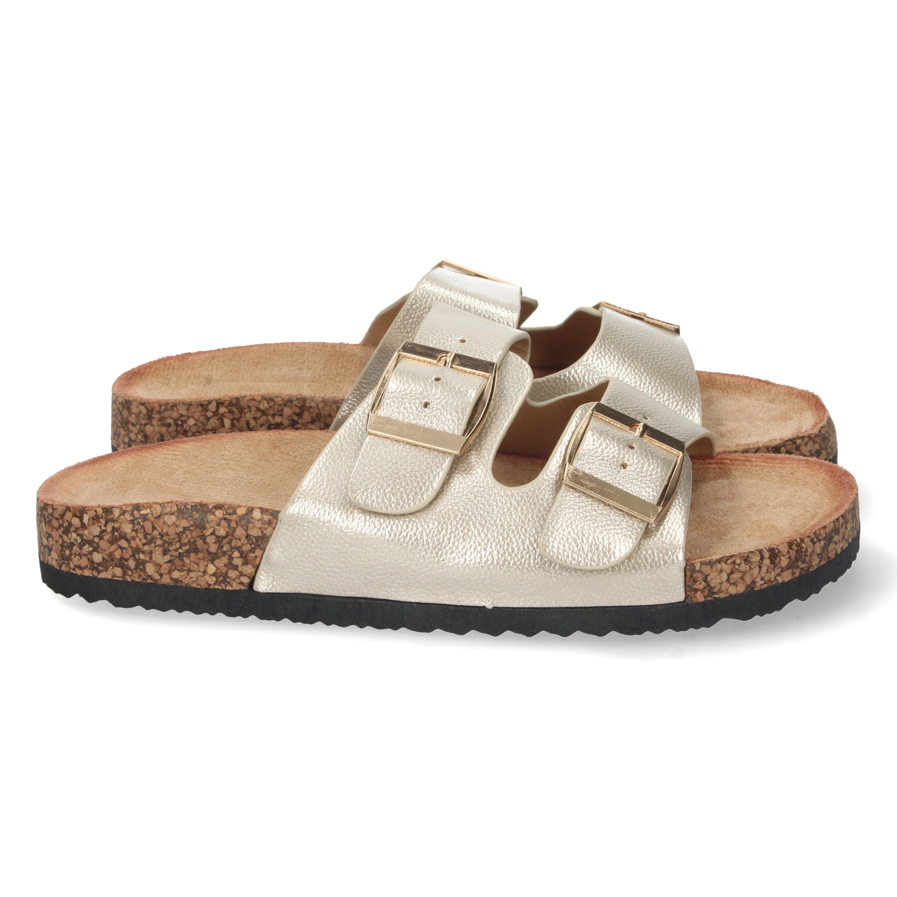 Sandalia Plana Mujer 1AY-1056-Oro Bio Primavera Verano