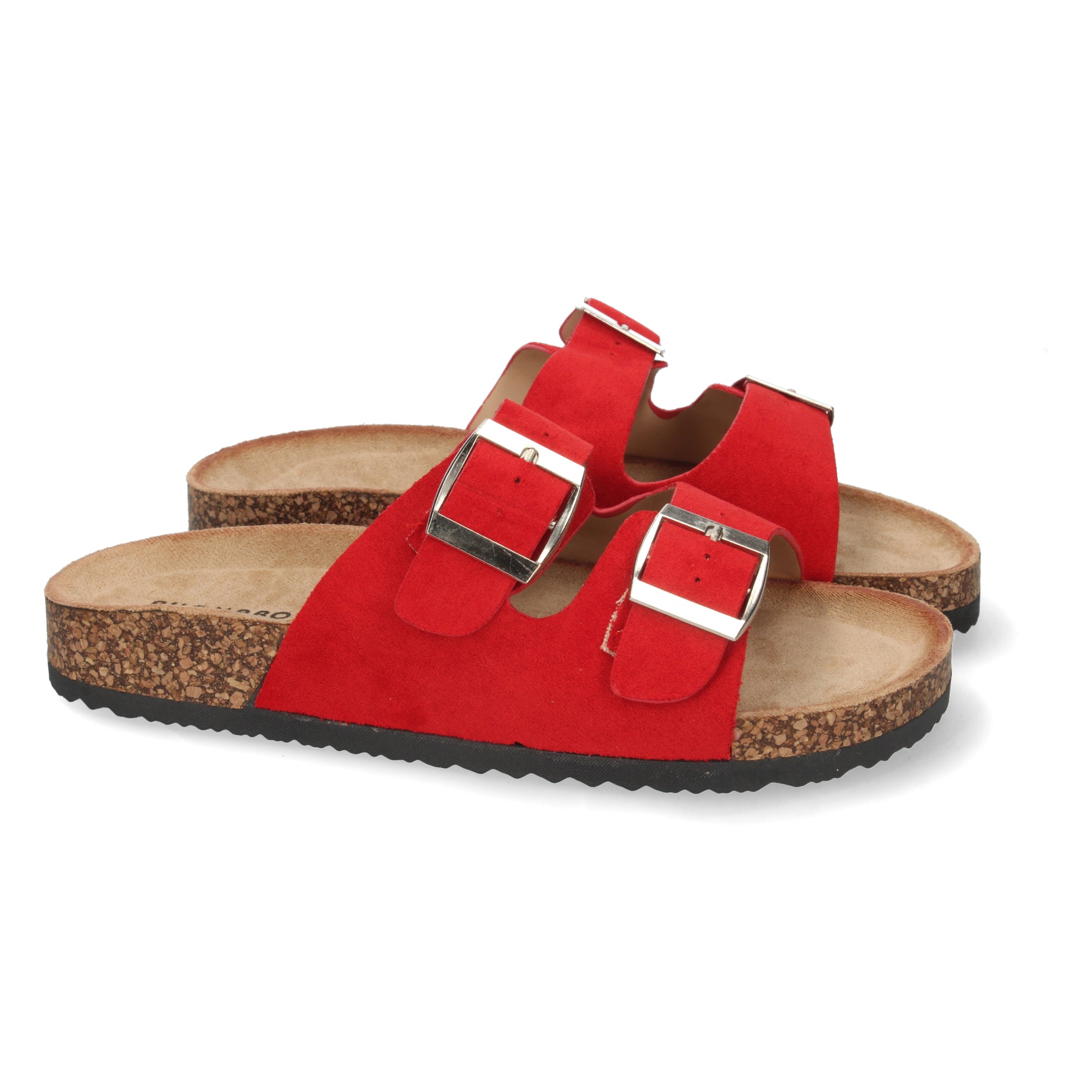 Sandalia Plana Mujer 1AY-1056-Rojo Primavera Verano