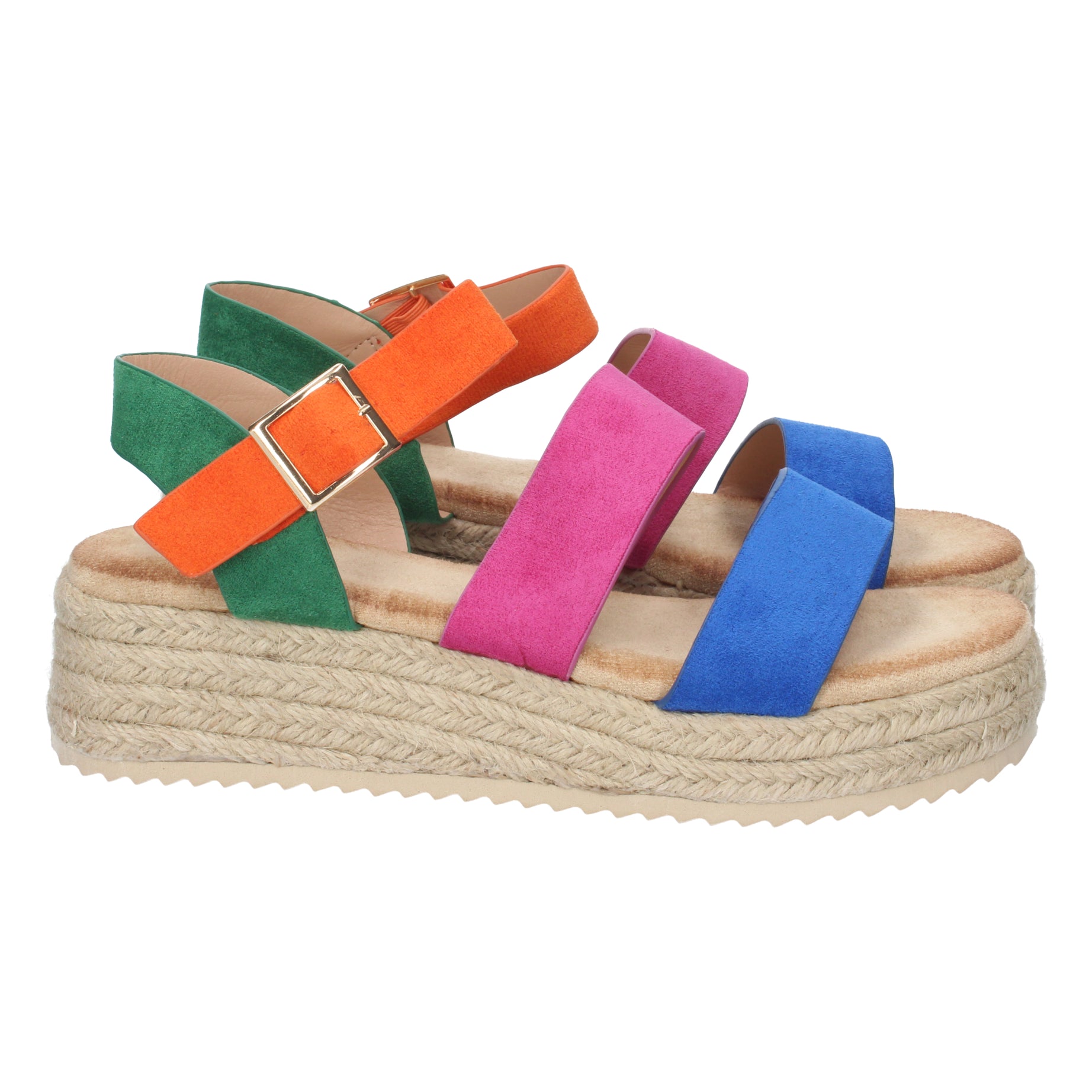 Sandalia de Plataforma 1CF-1599-Marino para Mujer