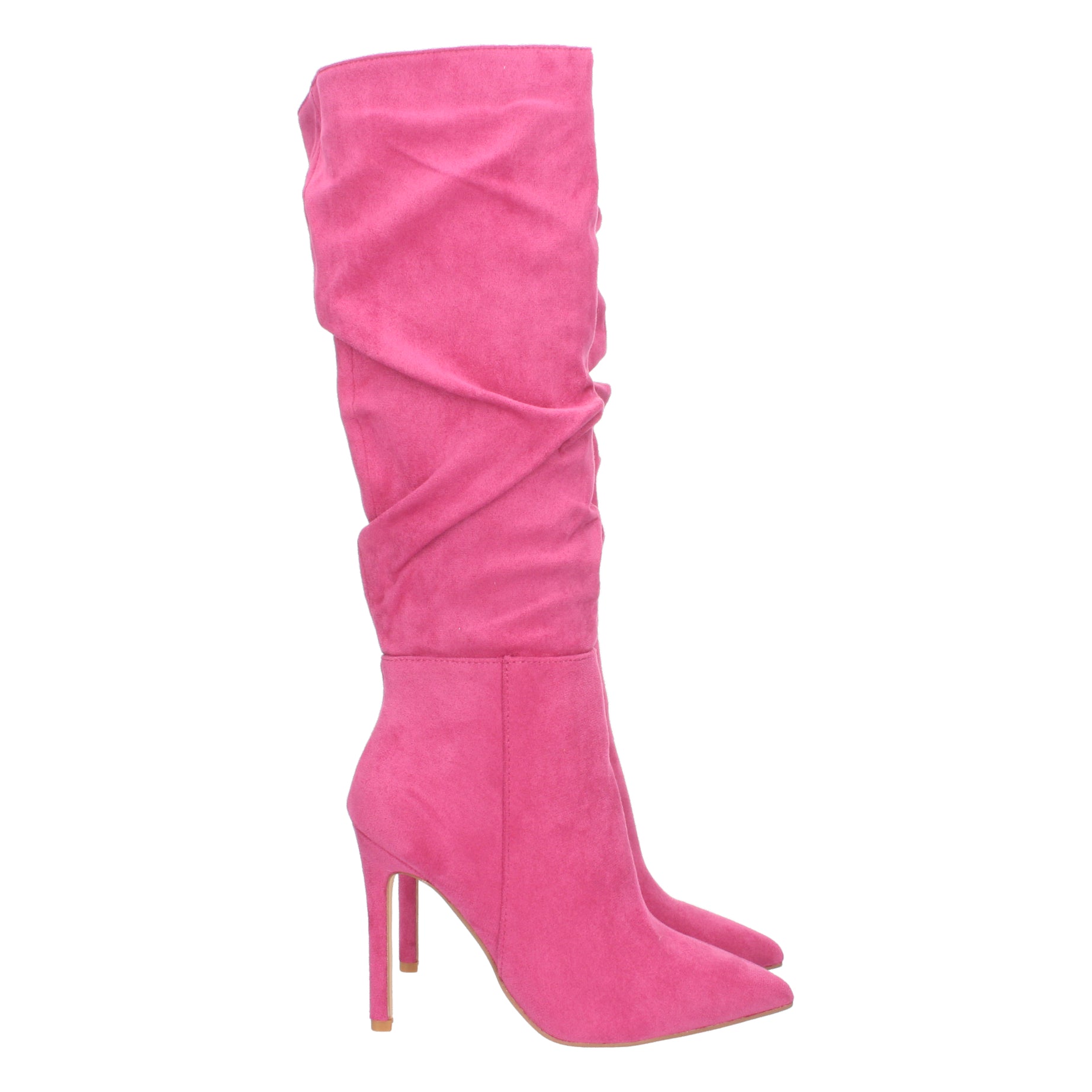 Bota 260-39-Fucsia Con Tacón Fino Para Mujer Elegante y Chic