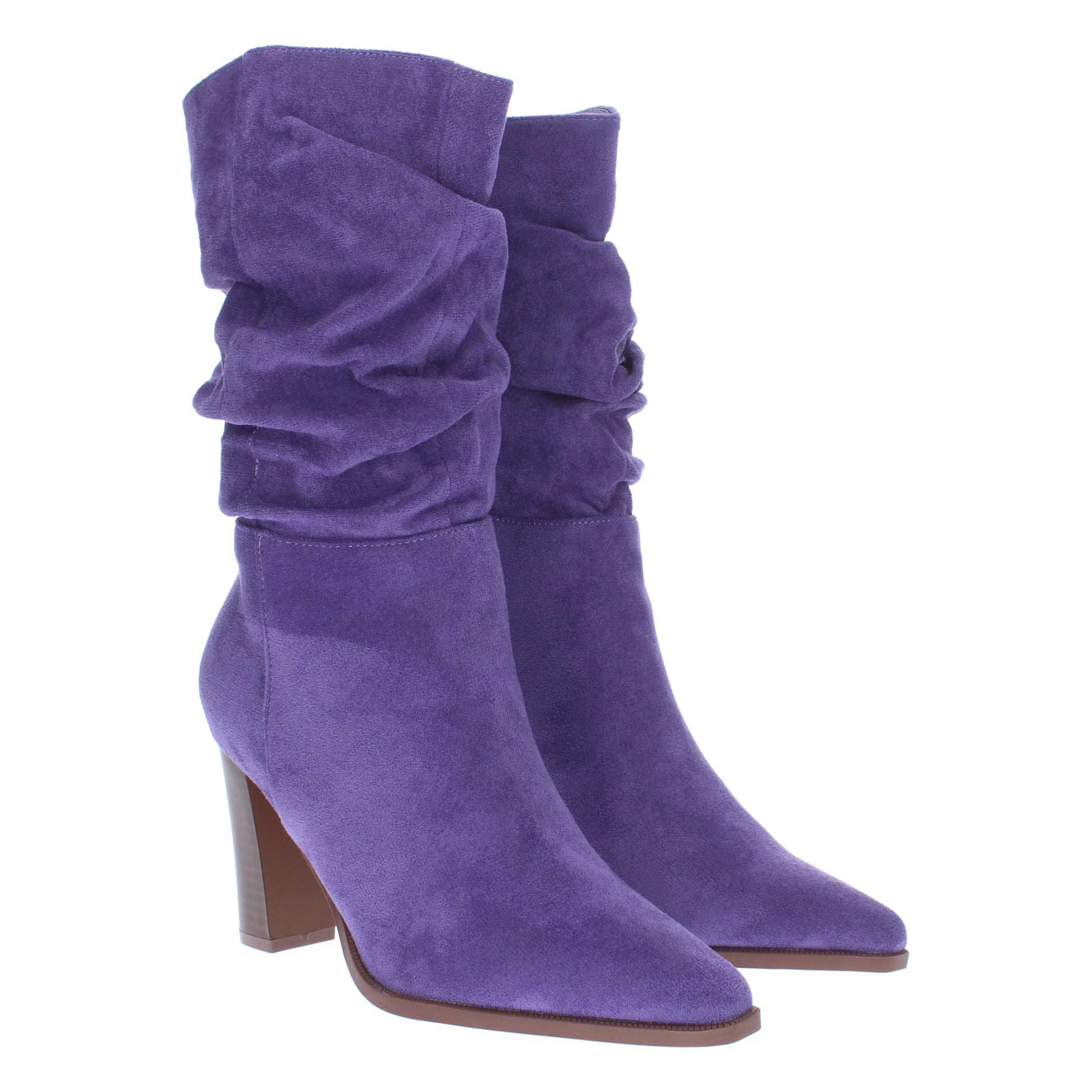 Bota Tacón Mujer 2A-2016-Morado Elegancia Otoño Invierno