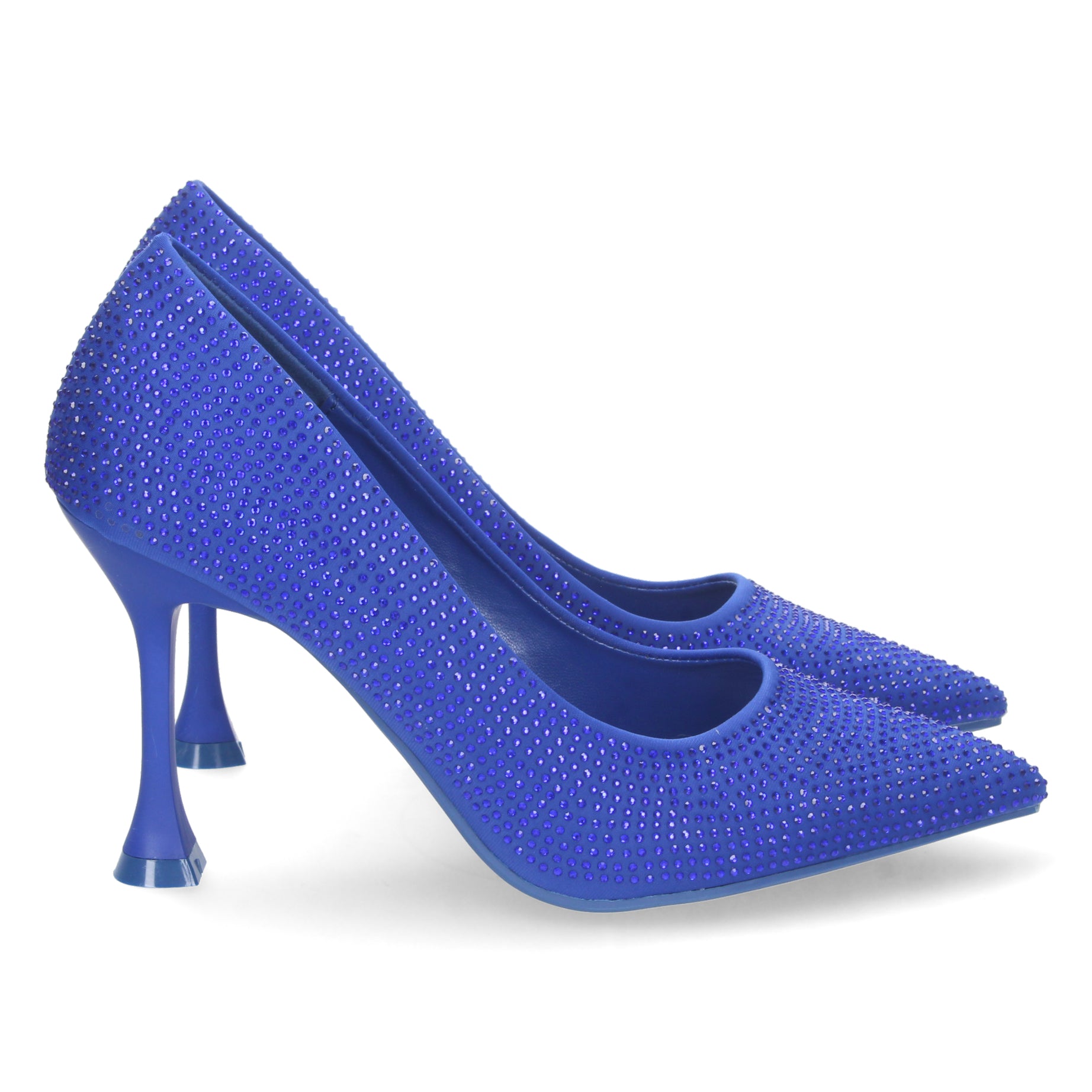 Zapato De Tacón Fino 2A-2076-Azul Para Mujer Elegante
