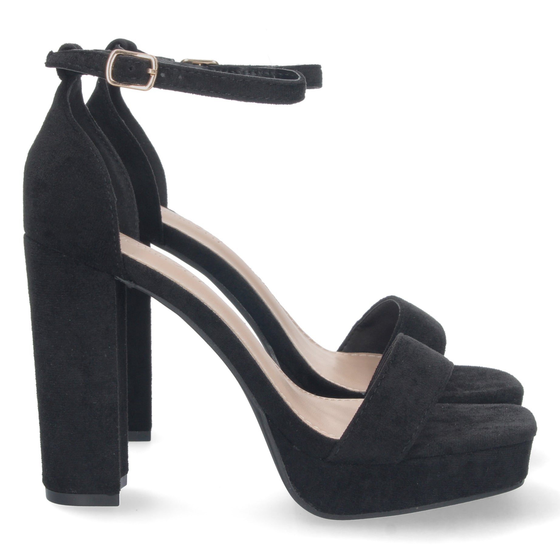 Elegante Sandalia de Tacón 2BL-2096-Negro para Mujer Cómoda con Ankle Strap Ideal para Cada Ocasión