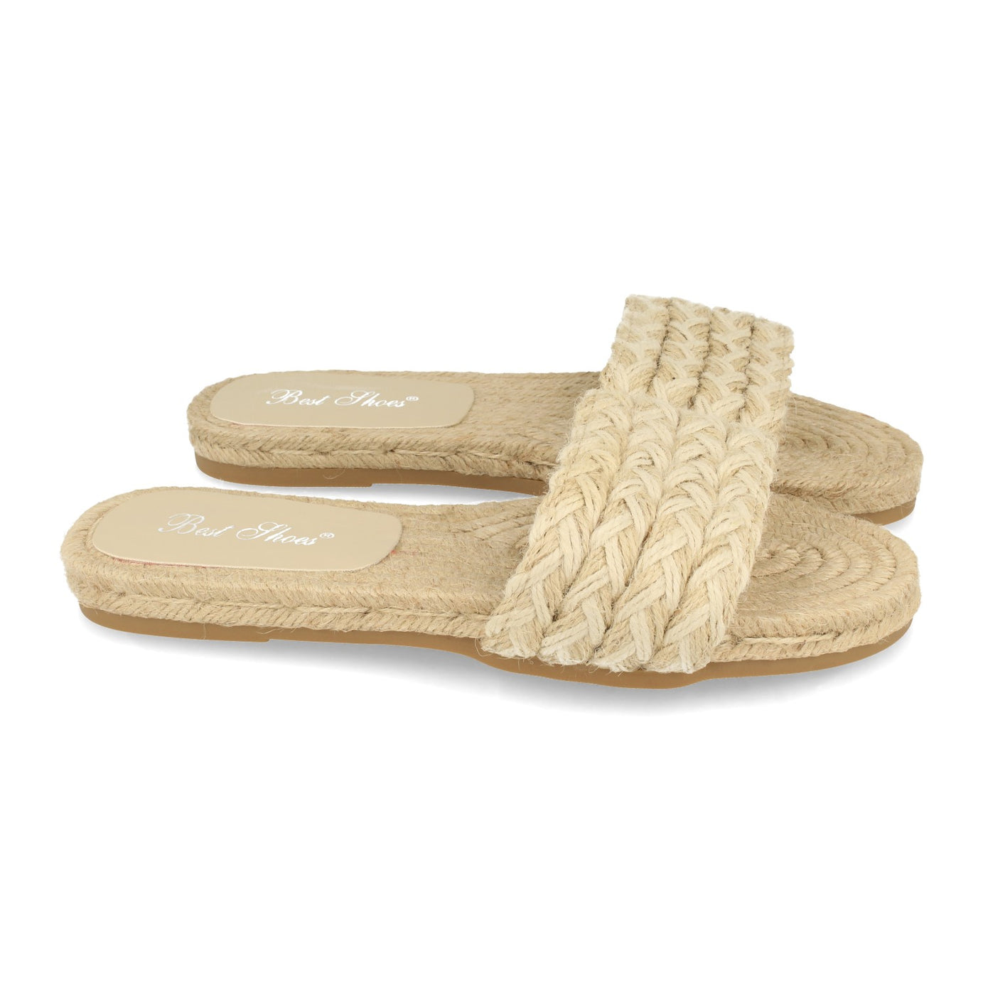 Maravillosa Sandalia 2S30-Beige de Yute para Mujer Comoda