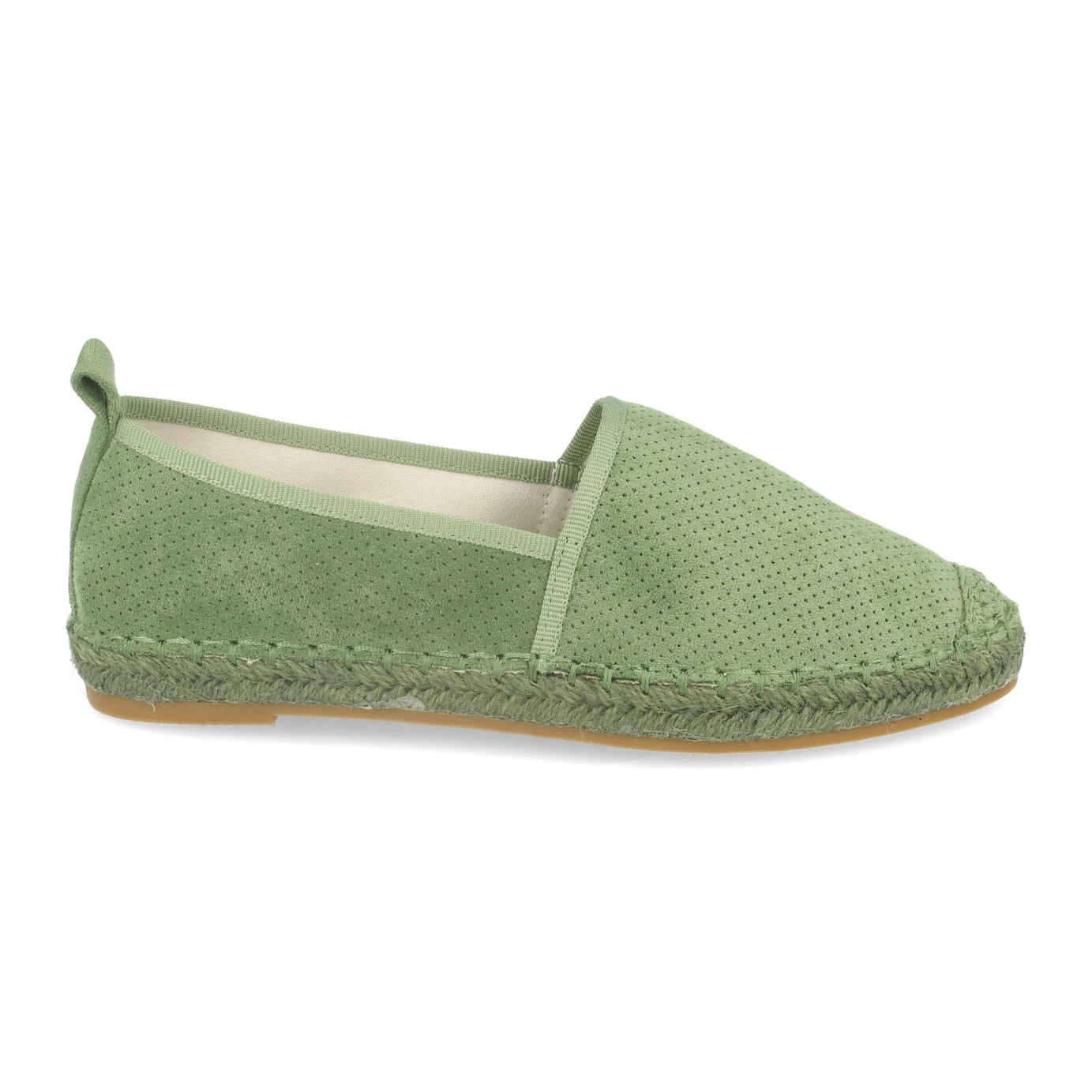 Alpargata Plana 3R16-Verde Con Yute Para Mujer