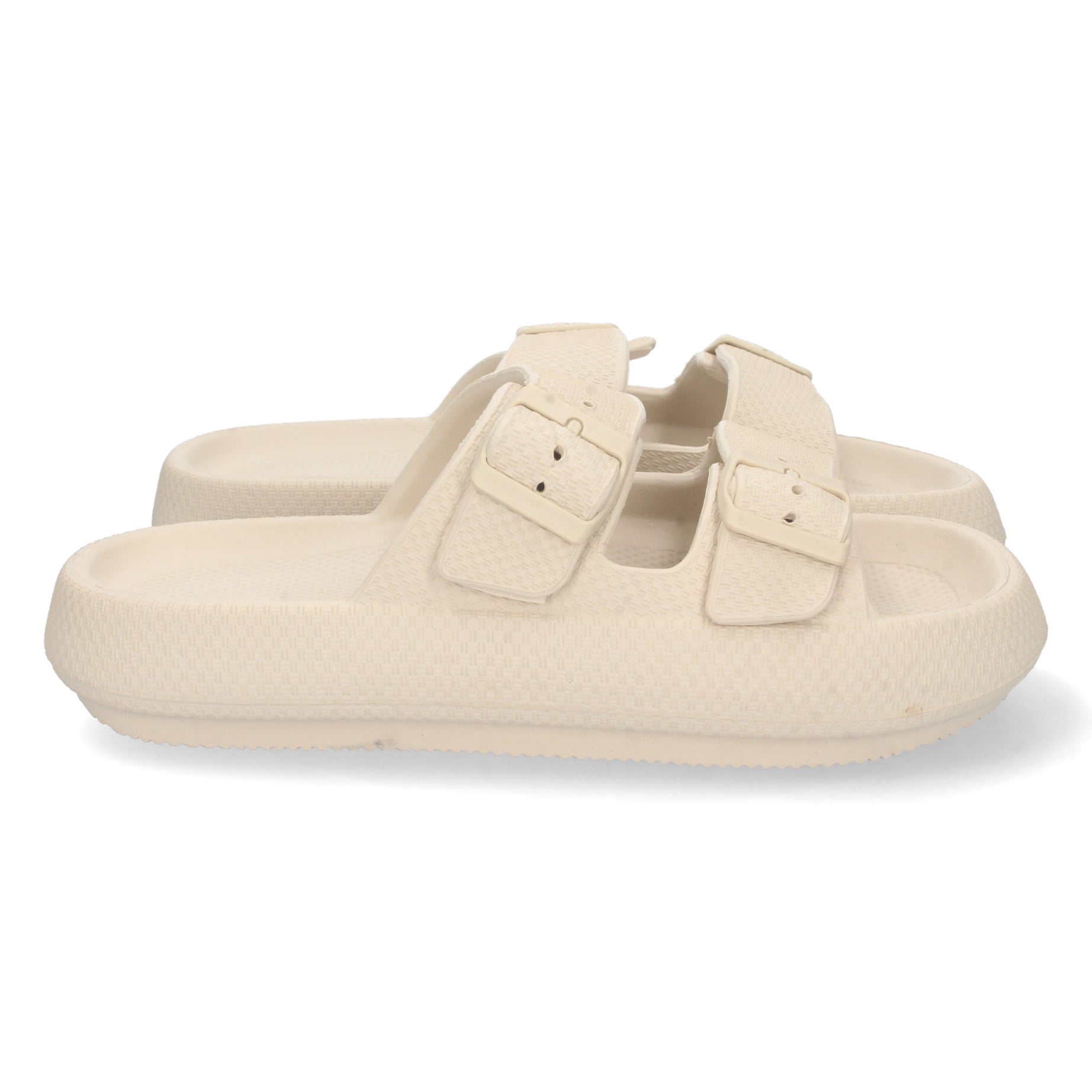 Increíble Sandalia 8030-Beige Con Doble Acolchado, Comodidad Superior