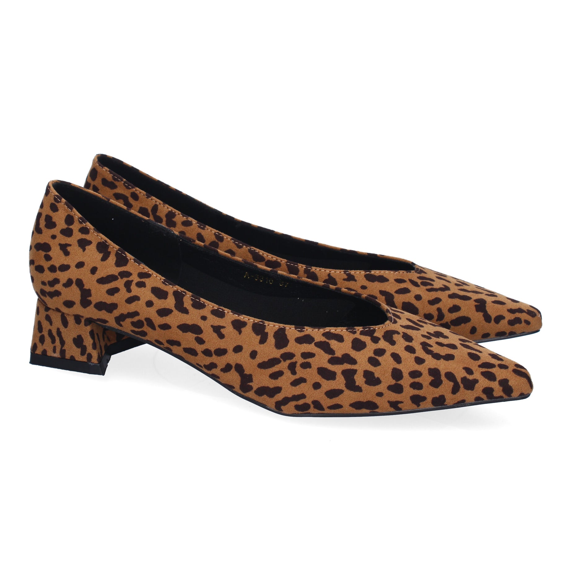 A-3316-Leopardo Zapatos de Salón Comodos y Elegantes