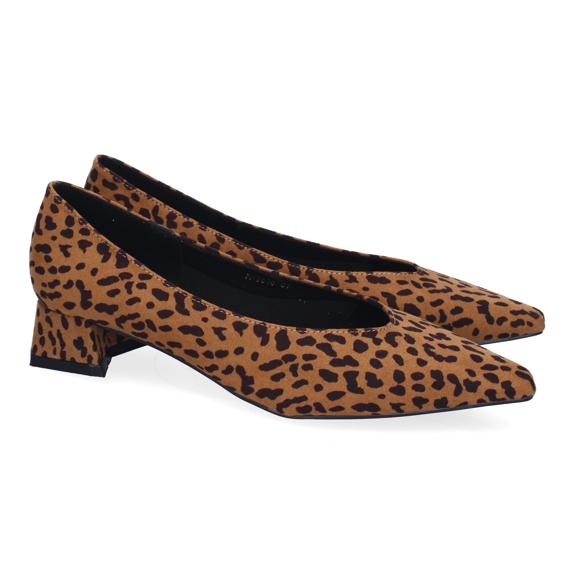 A-3316-Leopardo Zapatos de Salón Comodos y Elegantes