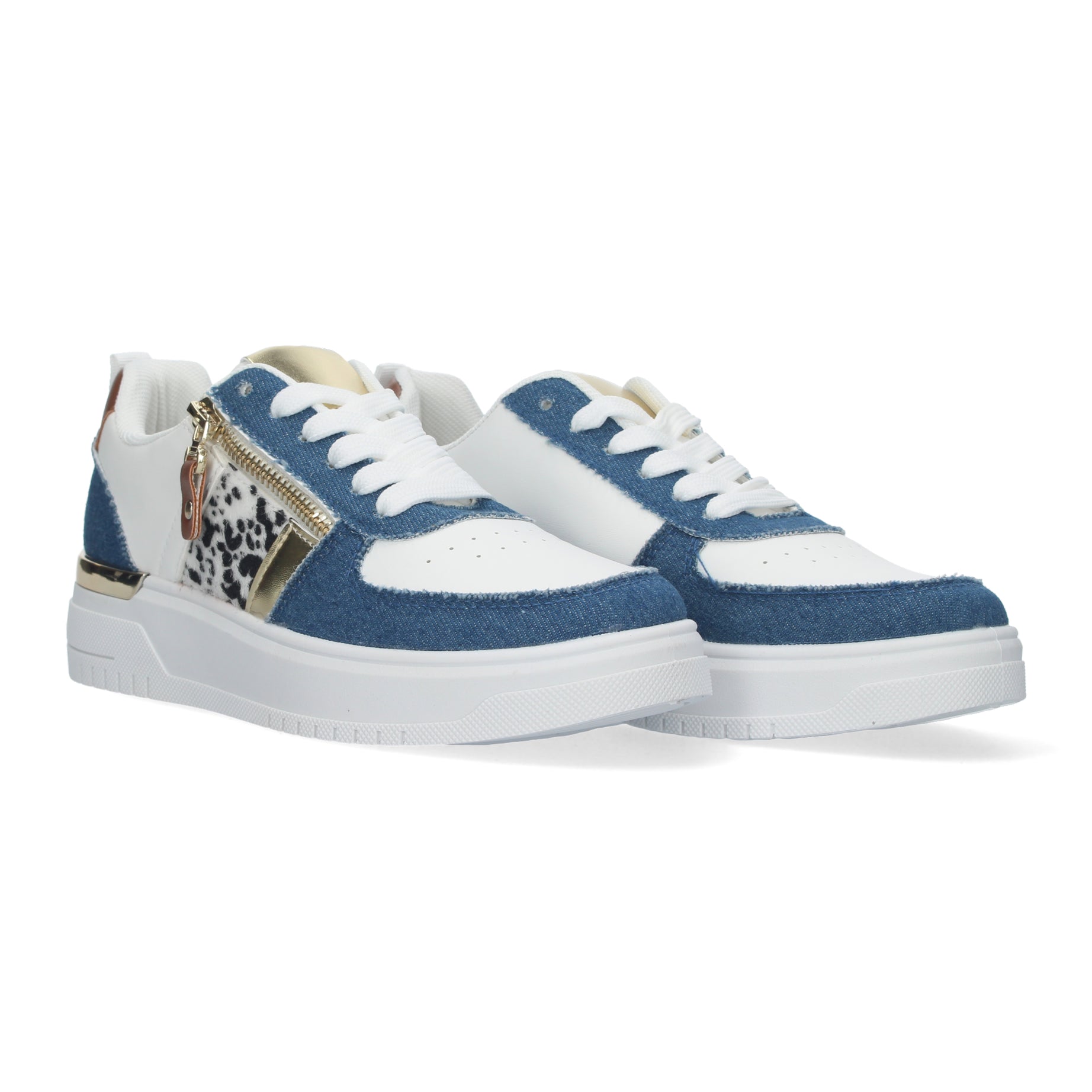 Impresionantes Zapatillas A-66-Azul Con Estilo Único Y Comodidad
