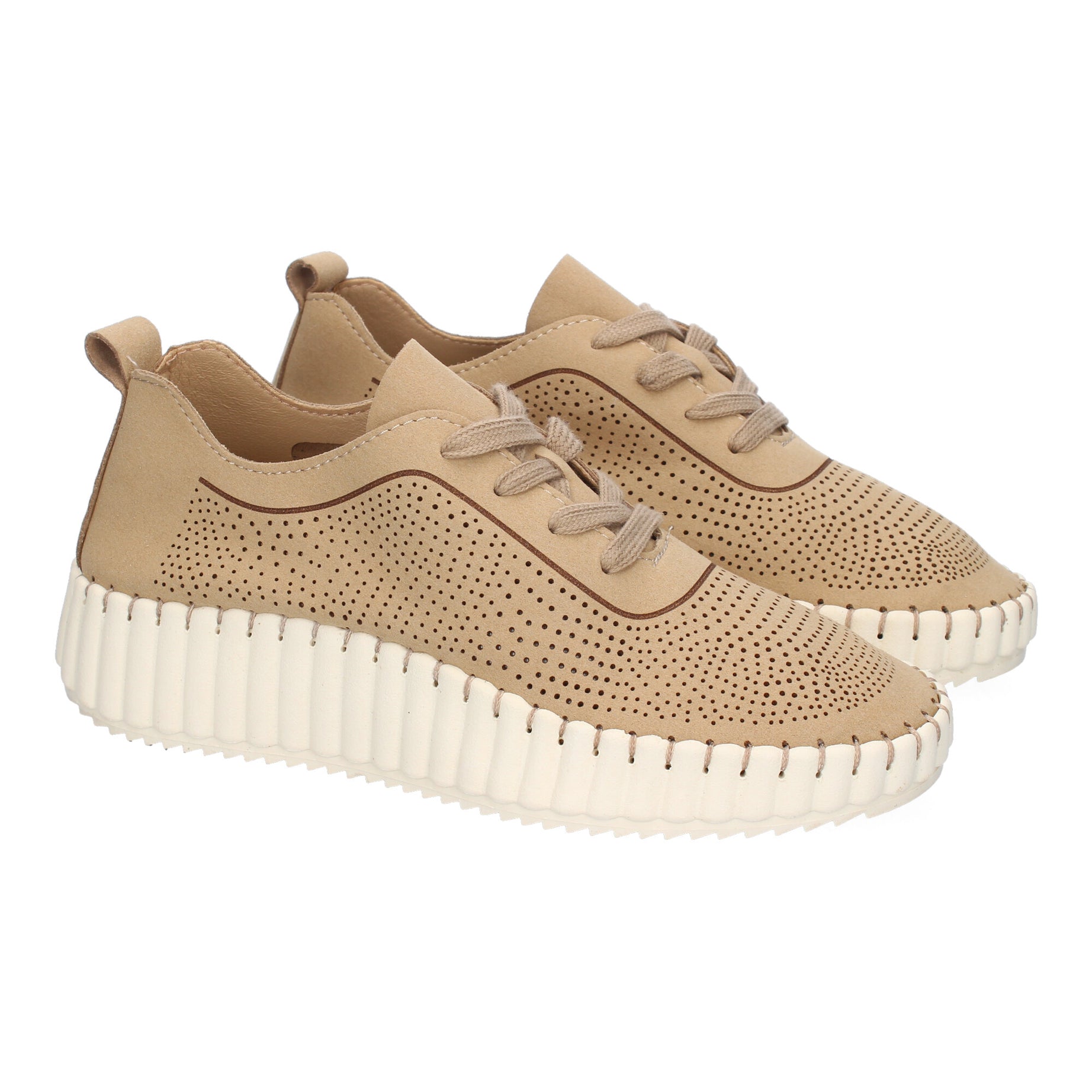 Zapatillas Casual AD-5082-Apricot Elegantes y Cómodas