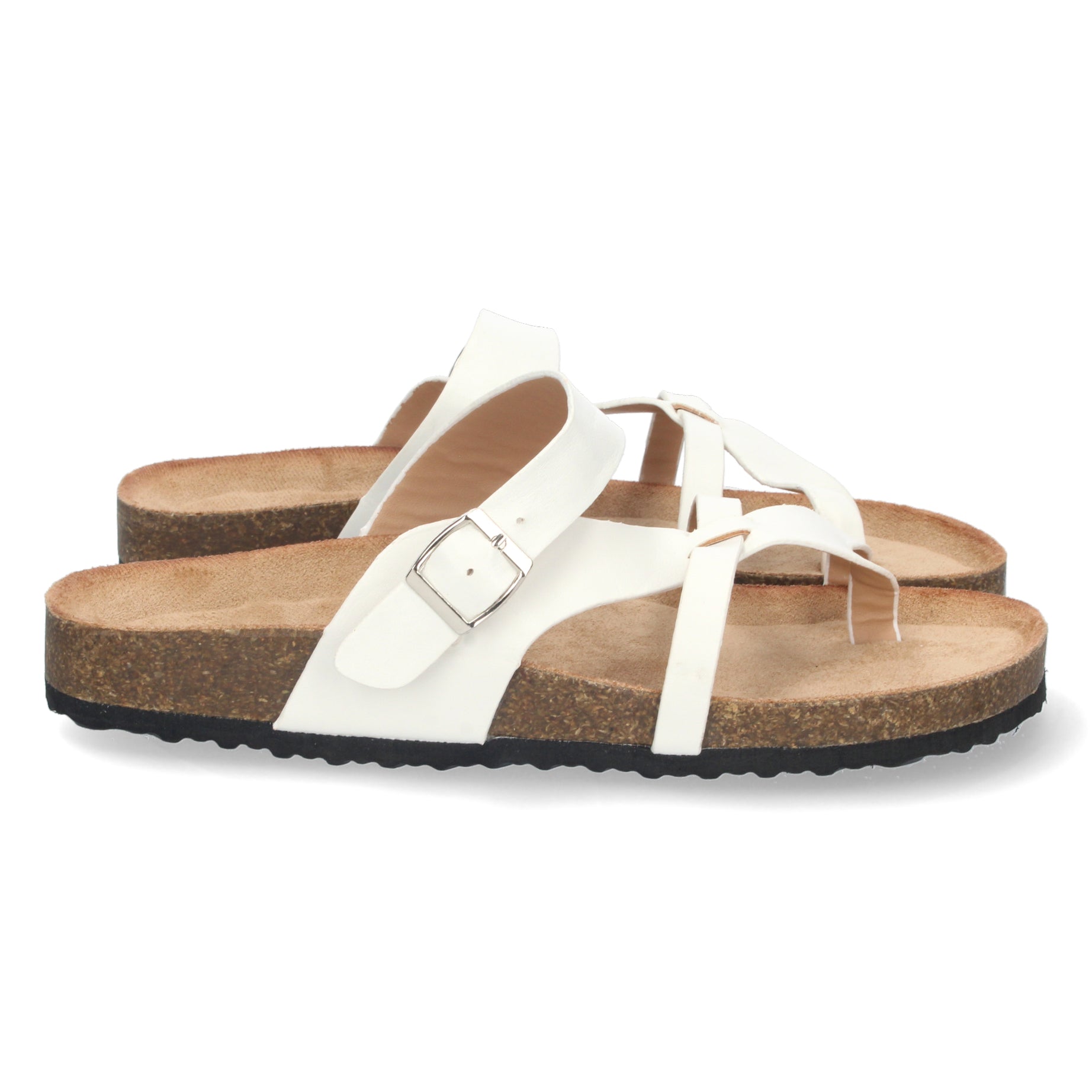Cómoda Sandalia AY-2220-Blanco con Planta Bio, Ideal Para Ti