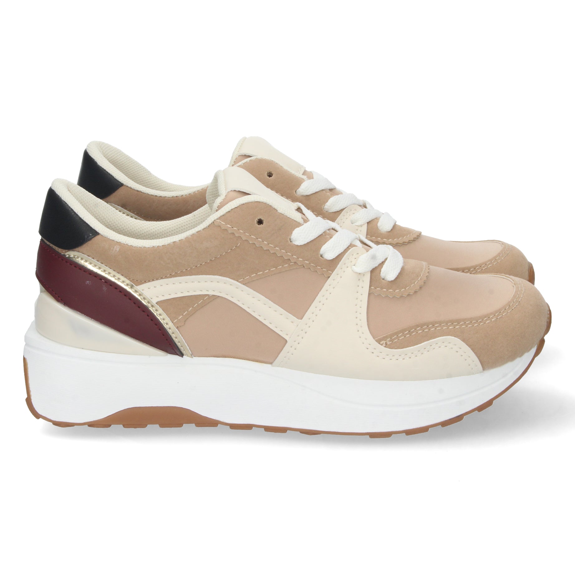 Increíbles Zapatillas B211030-Taupe Confort y Estilo Todo el Día