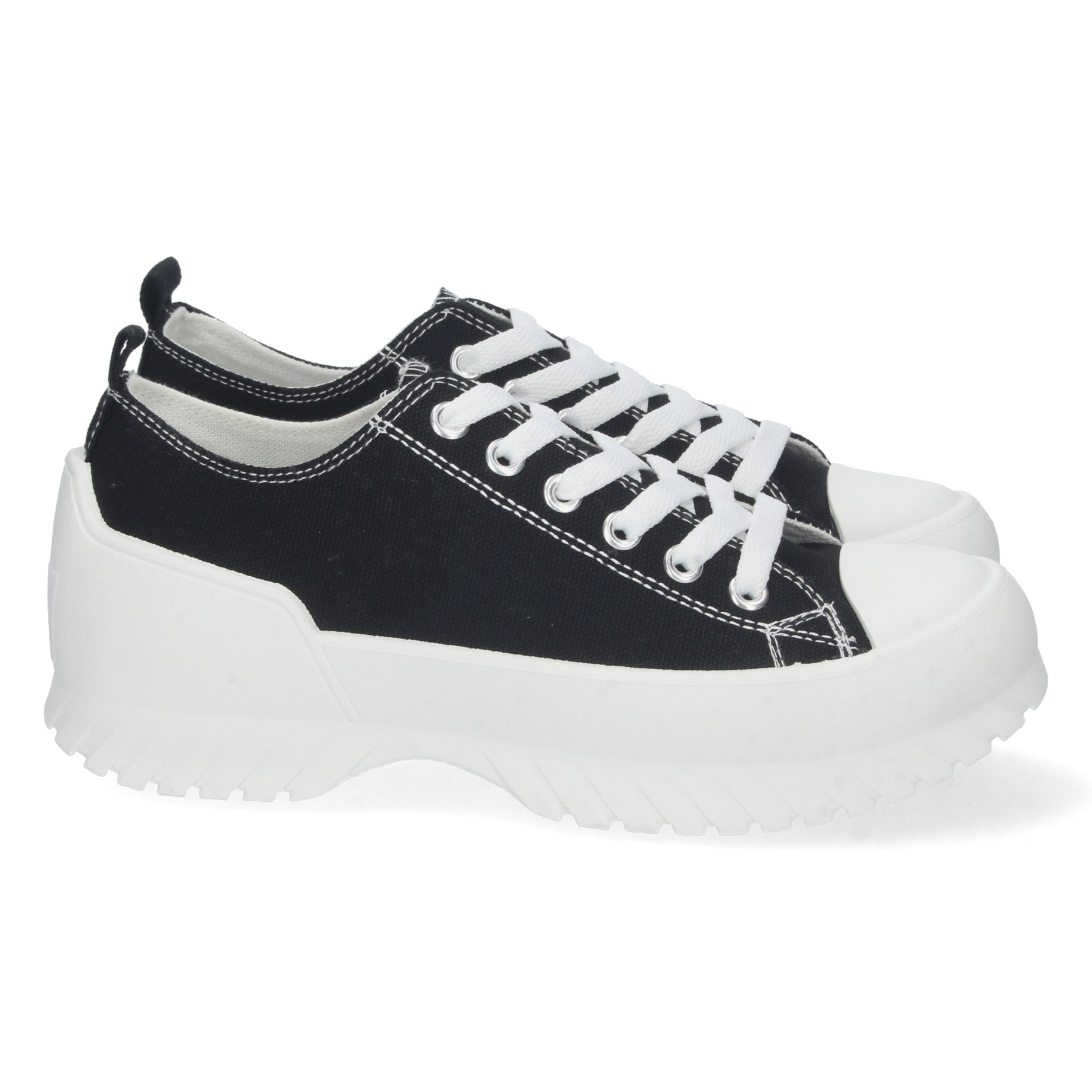 Elegante Zapatilla Plana BO26-107-Negro Cómodo y Versátil