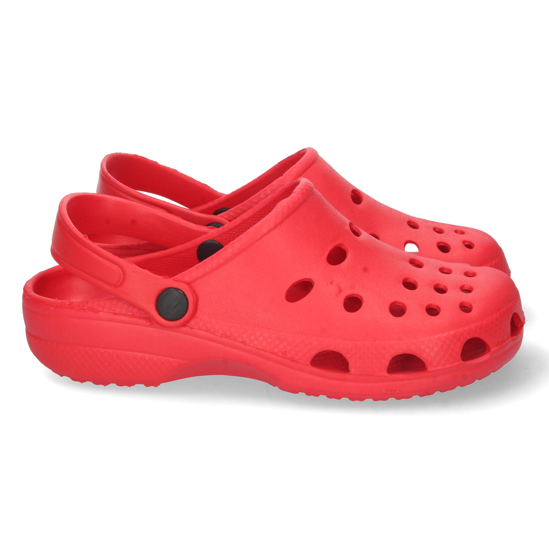 DYE31-6-Rojo Zuecos Ligeros y Comodos para Mujer